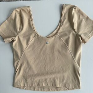 Lululemon Cropped Workout Shirt
